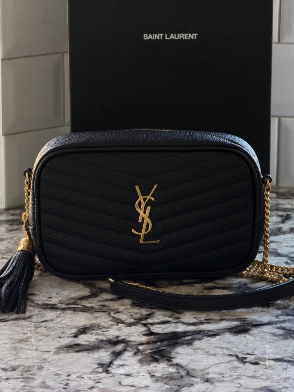Saint Laurent Mini Lou in Perfect Condition